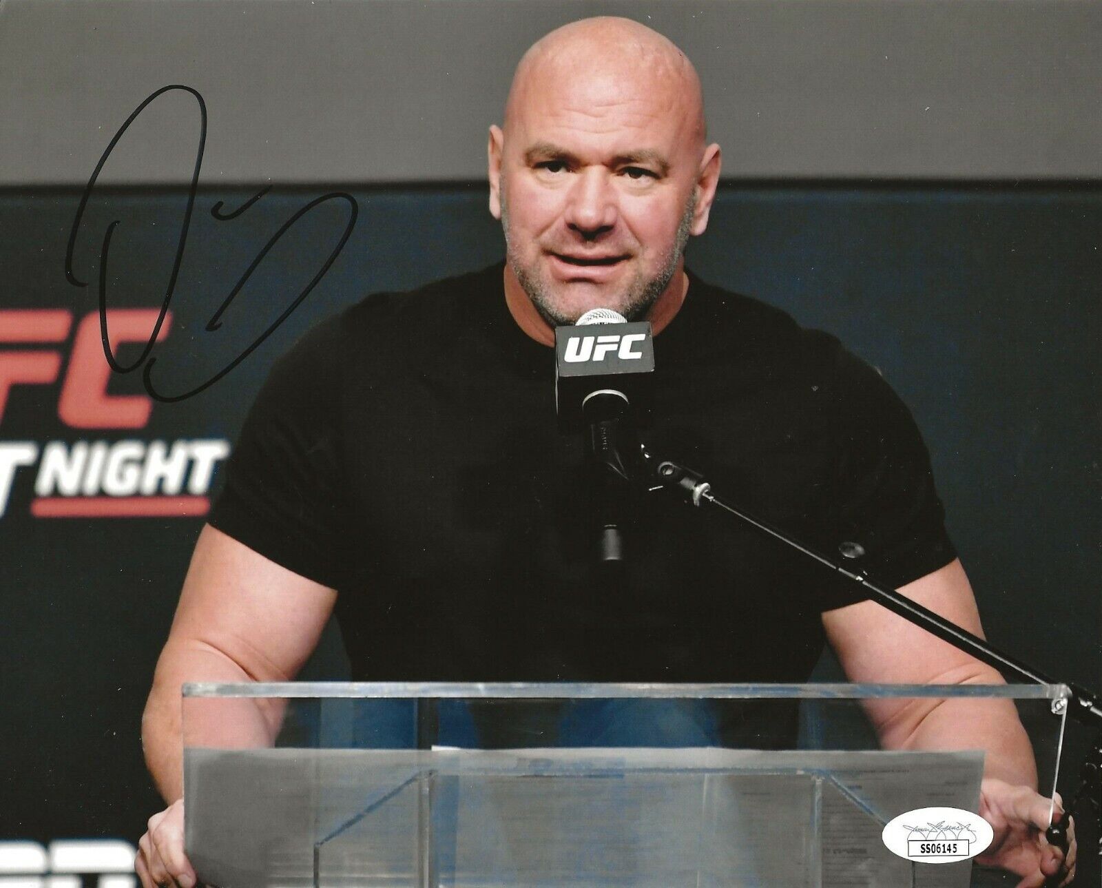 Dana White UFC President signed 8x10 Photo Poster painting autographed 3 JSA