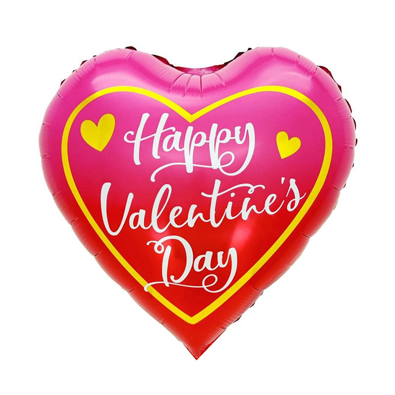 Vacation Minimalist Heart Shape Aluminum Film Travel Daily Balloons