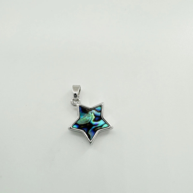 1 Piece Copper Shell Abalone Shell Pentagram Pendant Jewelry Accessories