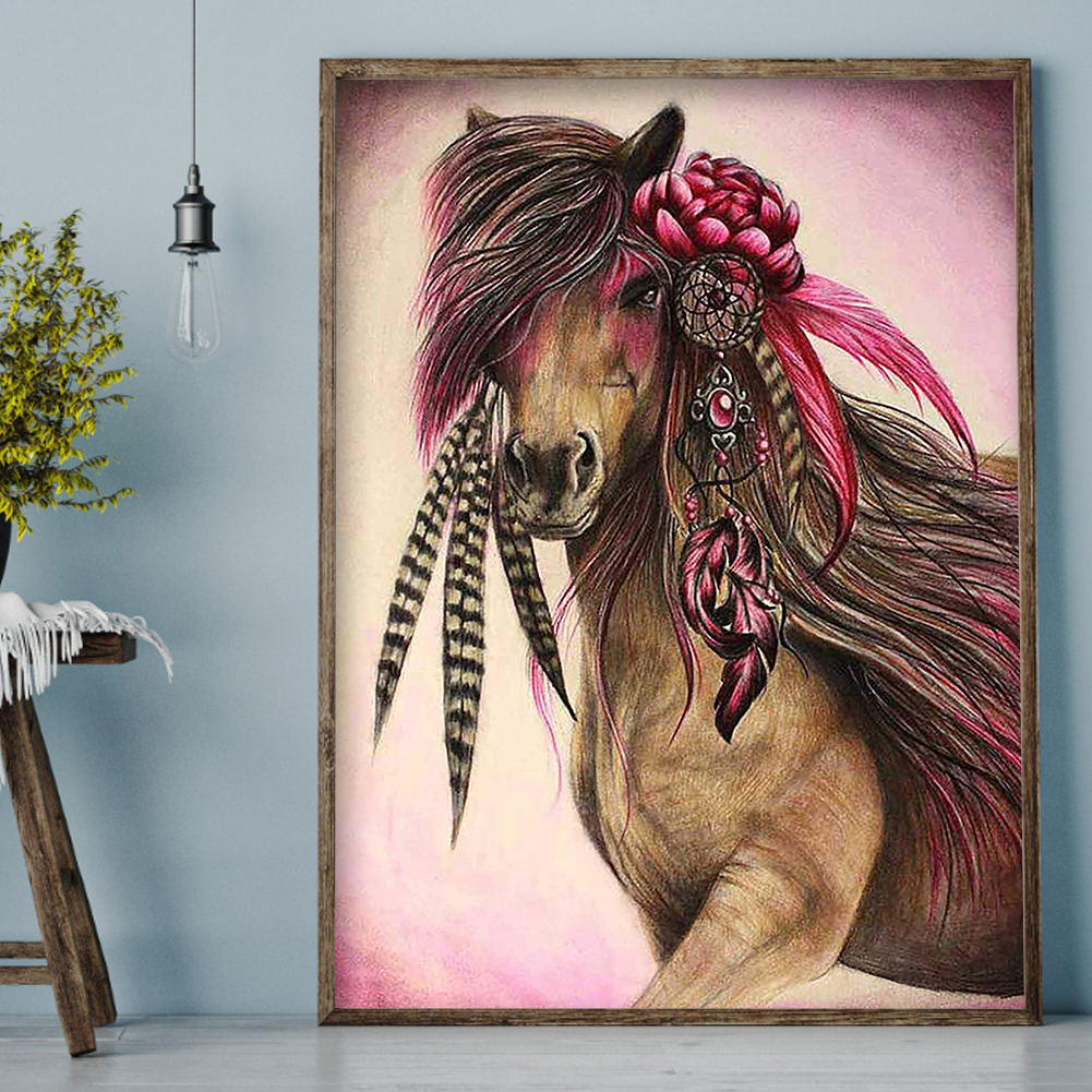 

(Multi Size) Horse - Square Drill Diamond Painting, 30*40cm, 501 Original