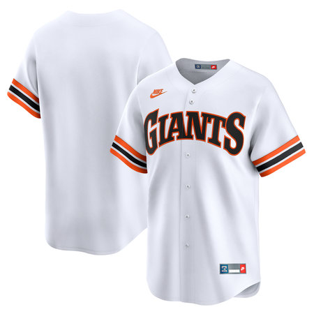 Youth San Francisco Giants Nike White Cooperstown Collection Limited Jersey