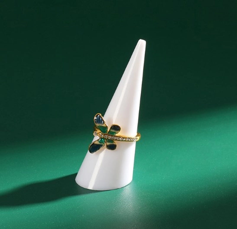 Minimalist Conical Solid Color Plastic Jewelry Rack