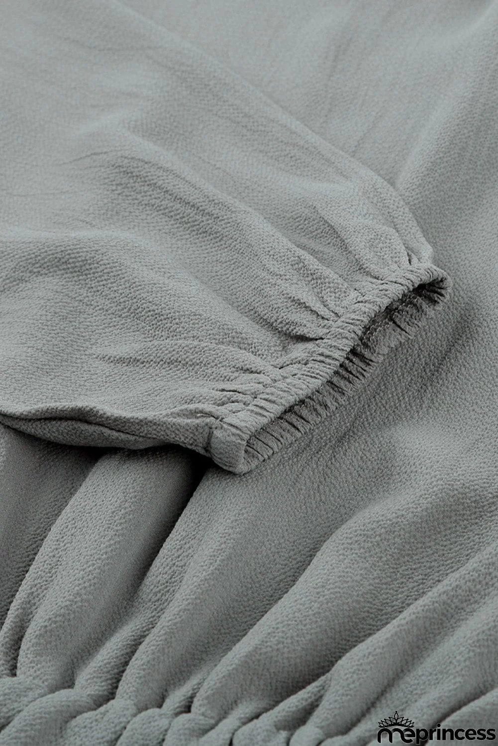 V Neck Long Sleeve Ruffle Tiered Mini Dress