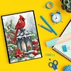 Diamond Painting Snow Cardinal Diary Book 50 Pages for Adults Kids