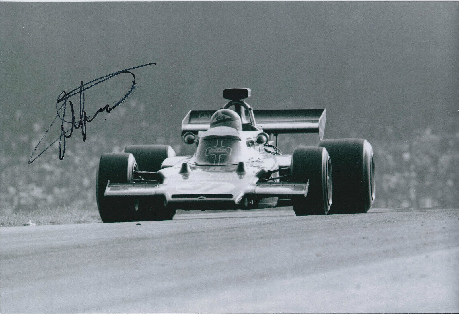 SIGNED Emerson FITTIPALDI Autograph MONTE CARLO F1 12x8 Photo Poster painting AFTAL COA Genuine