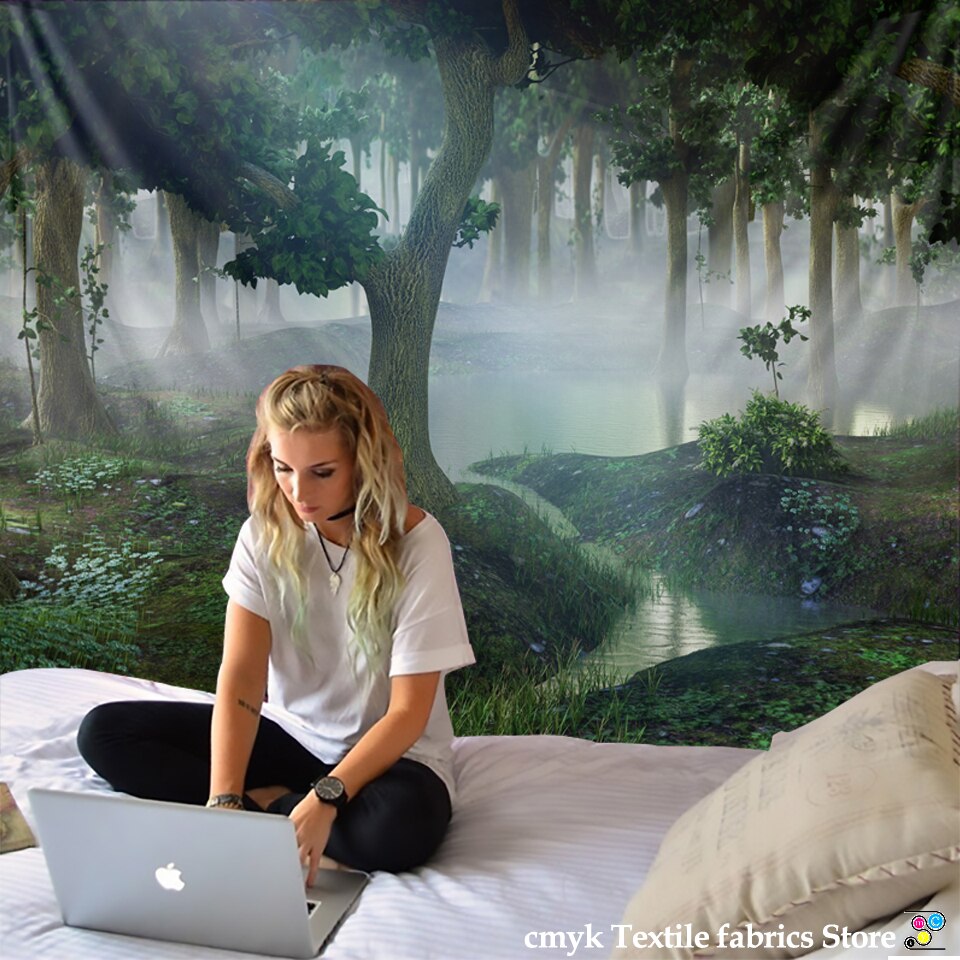 

Wall Tapestry - Wishing Trees 3D Print-150*130cm, 501 Original