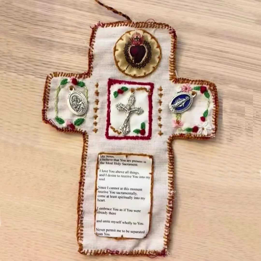 Pocket Shrine With Silver Cross Included Inside 