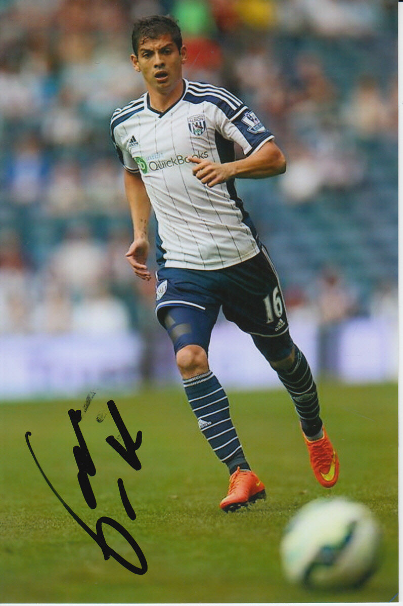 WEST BROM HAND SIGNED CRISTIAN GAMBOA 6X4 Photo Poster painting 1.