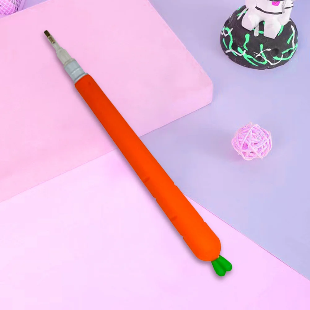 Carrot Shape Diamond Painting Pen 5D Diamond Painting Tools Cute for Kids Adults
