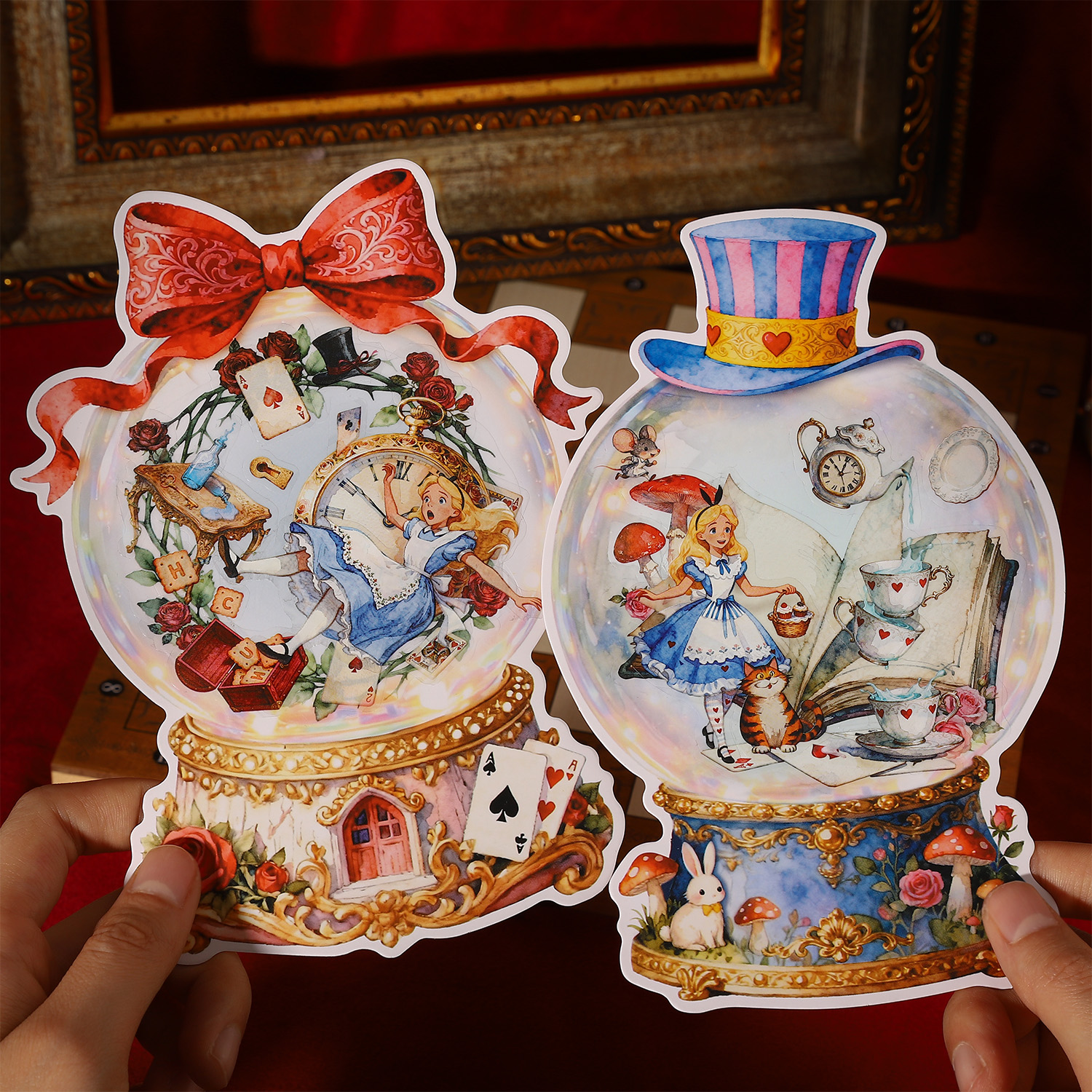 PET 스티커 - 이상한 나라의 꿈 시리즈 빈티지 요정 수정구슬