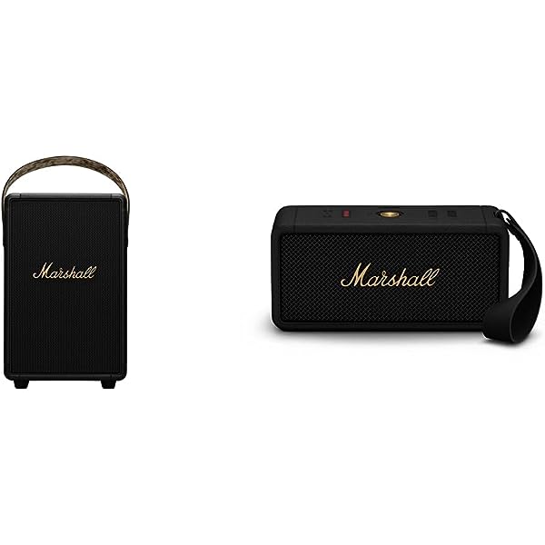 Tienda Delta  Parlante Marshall Tufton Black & Brass Bluetooth