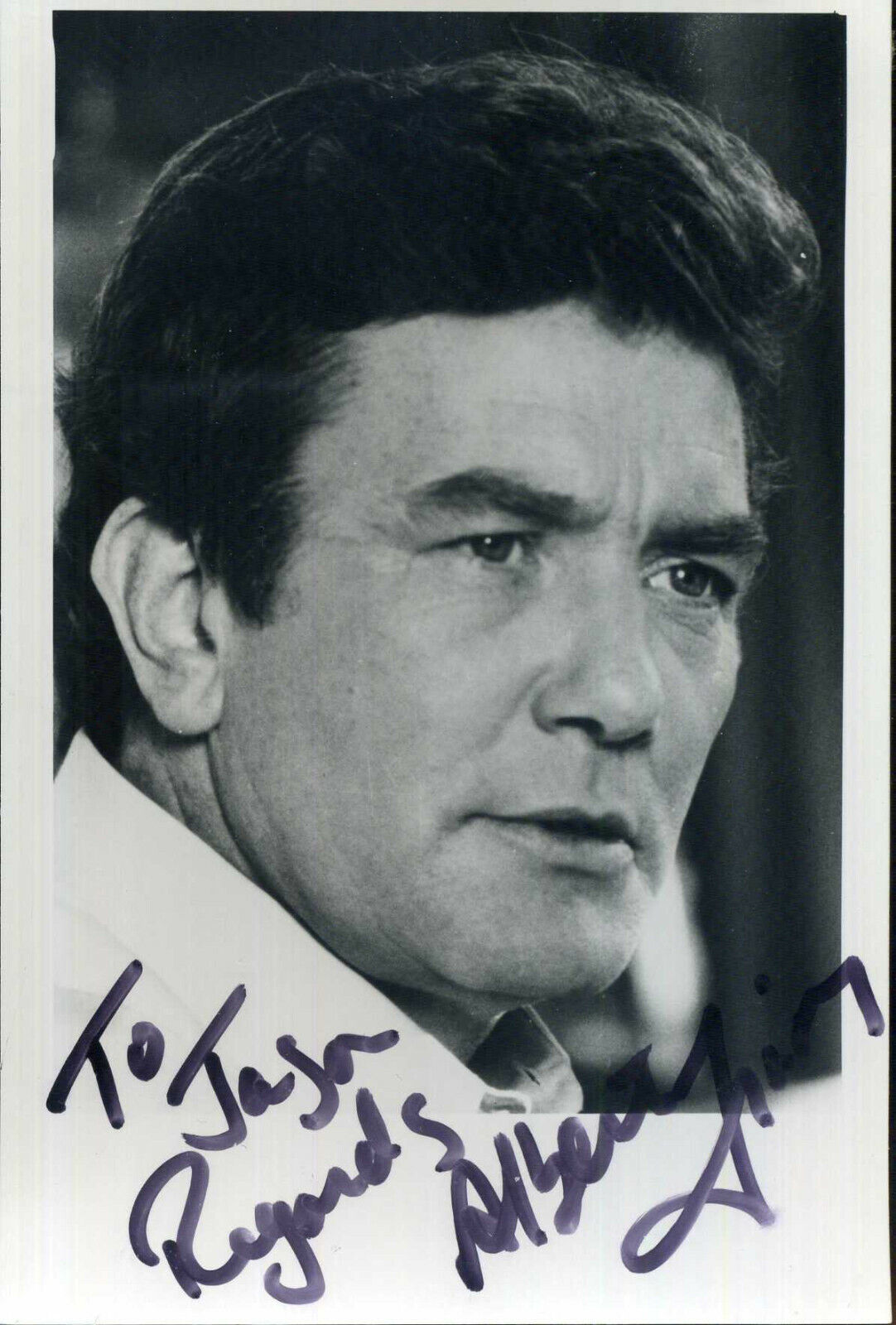 ALBERT FINNEY Signed Photo Poster paintinggraph - Film & TV Star Actor - preprint