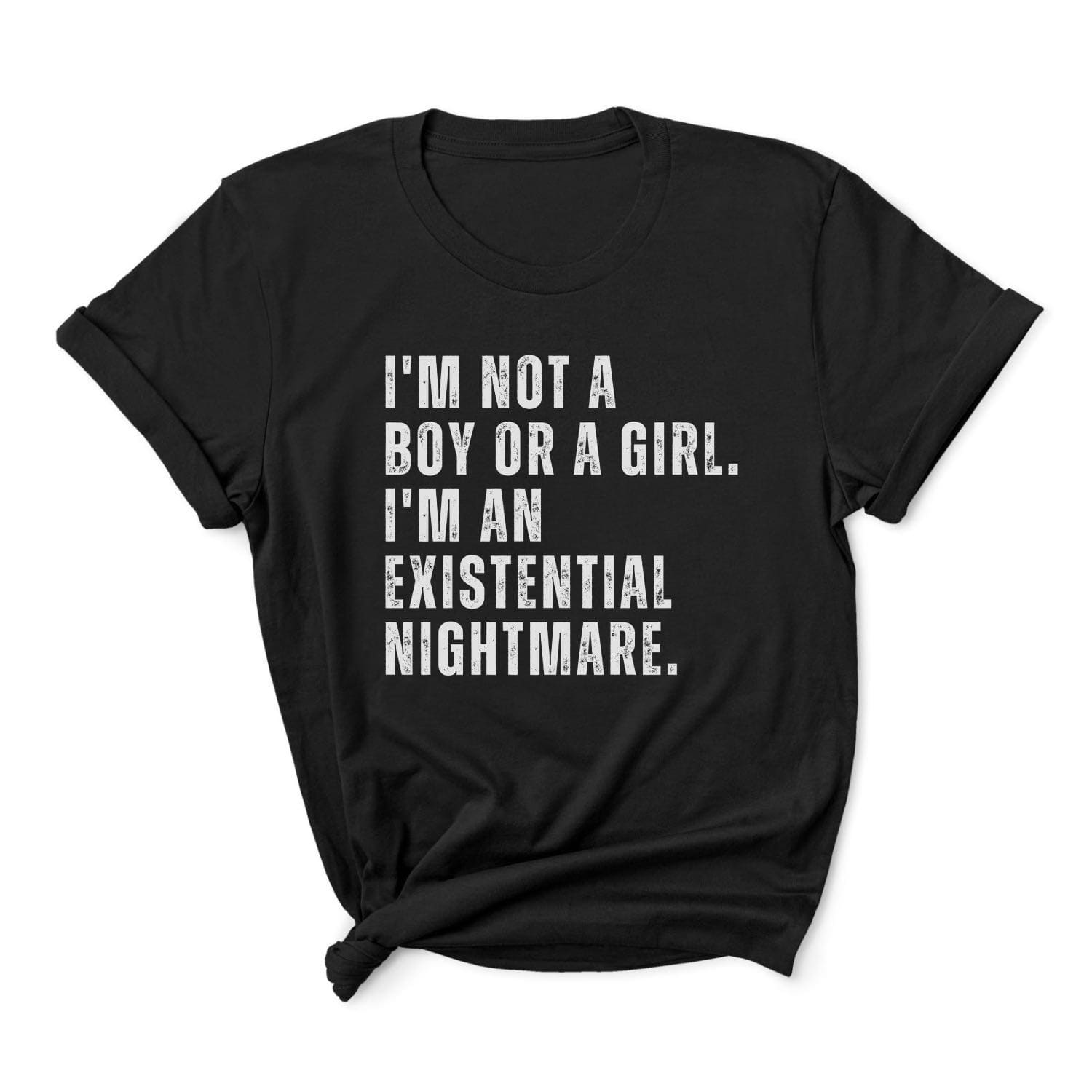 Sarcastic genderqueer nonbinary t-shirt