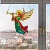 Diamond Painting 2D Flat Angel Pendant Window Hanging Art for Home Decor