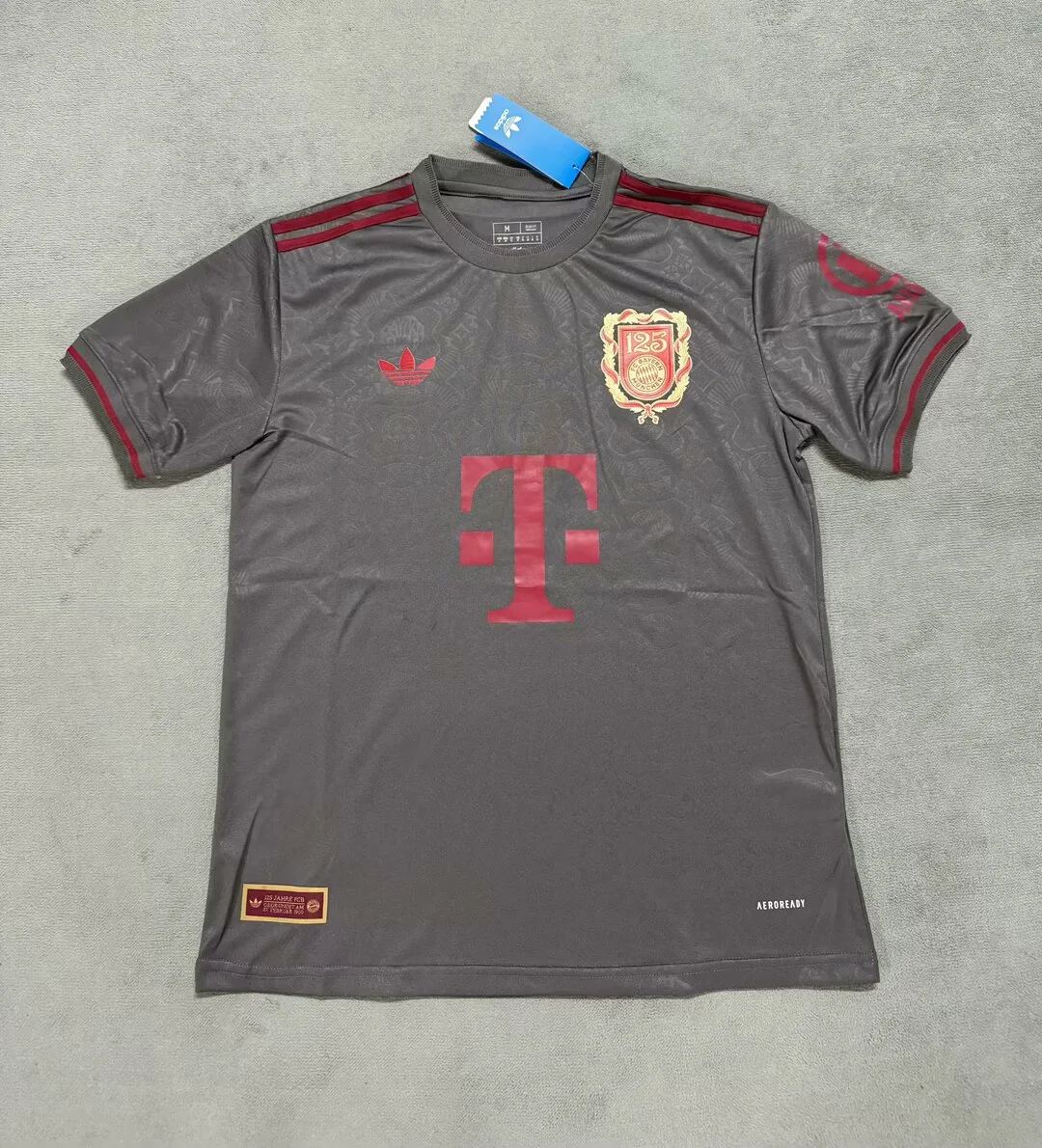 2025/26 Bayern Munich 125th Anniversary Edition Grey Football Jersey 