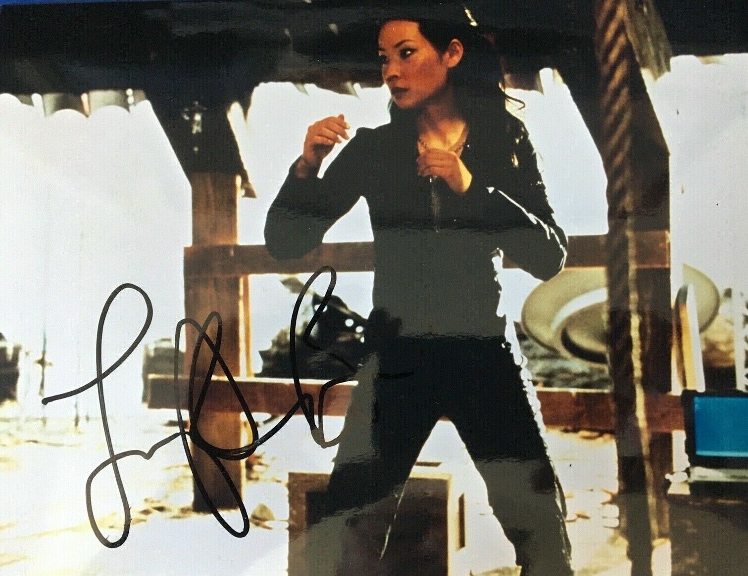 LUCY LUI - POPULAR ACTRESS - KILL BILL - EXCELLENT SIGNED Photo Poster painting