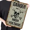 Danger High Voltage - Metal Tin Signs(8*12Inch/12*16Inch)