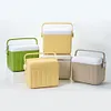 6L Camping Cooler Box Insulated Ice Chest Portable Ice Bucket for Outdoor Use