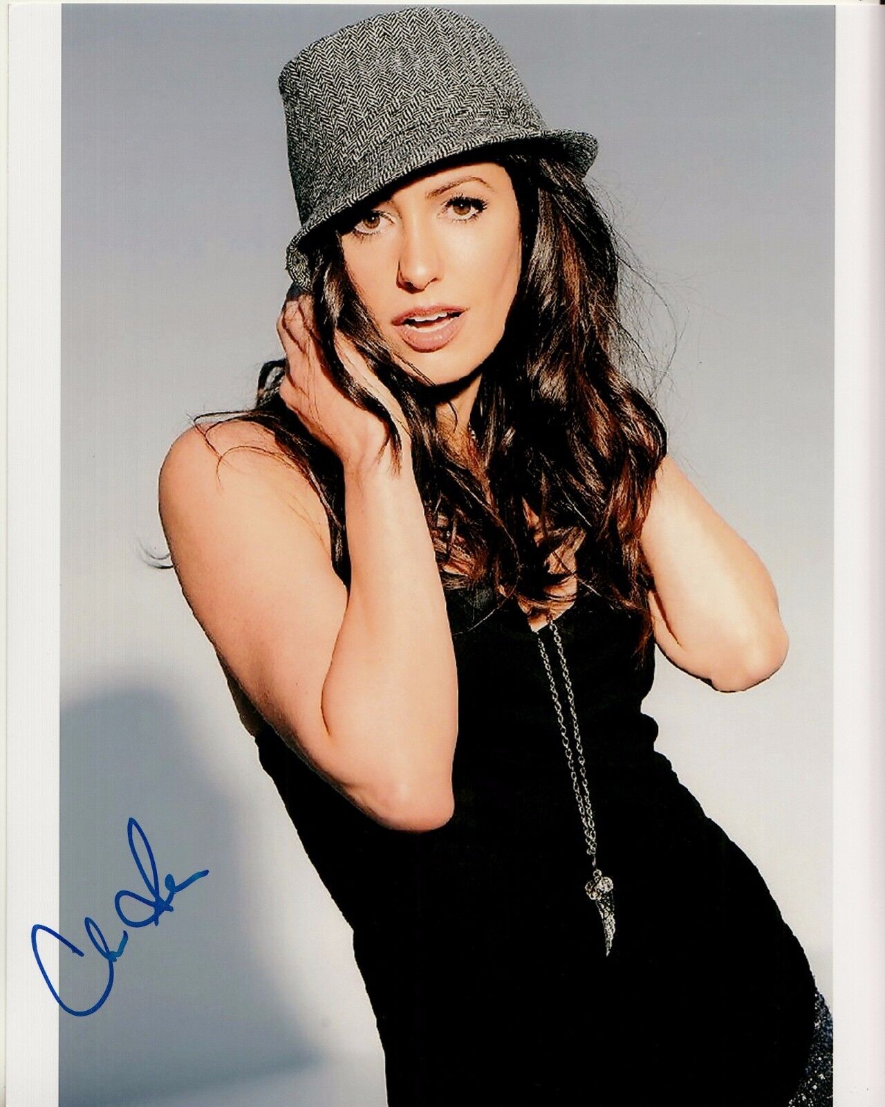 CHARLENE AMOIA hand-signed BEAUTIFUL 8x10 COLOR CLOSEUP authentic w/ UACC RD COA