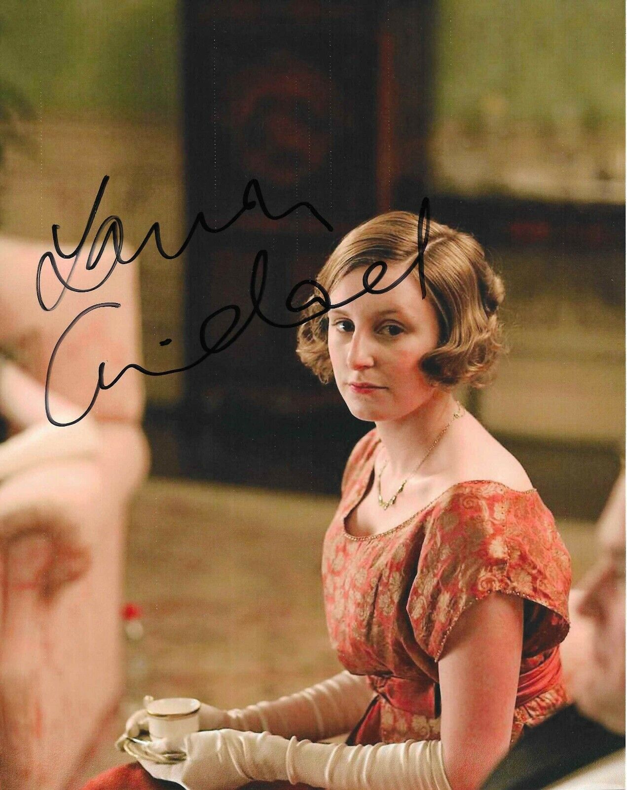 Laura Carmichael autograph - signed Downton Abbey Photo Poster painting