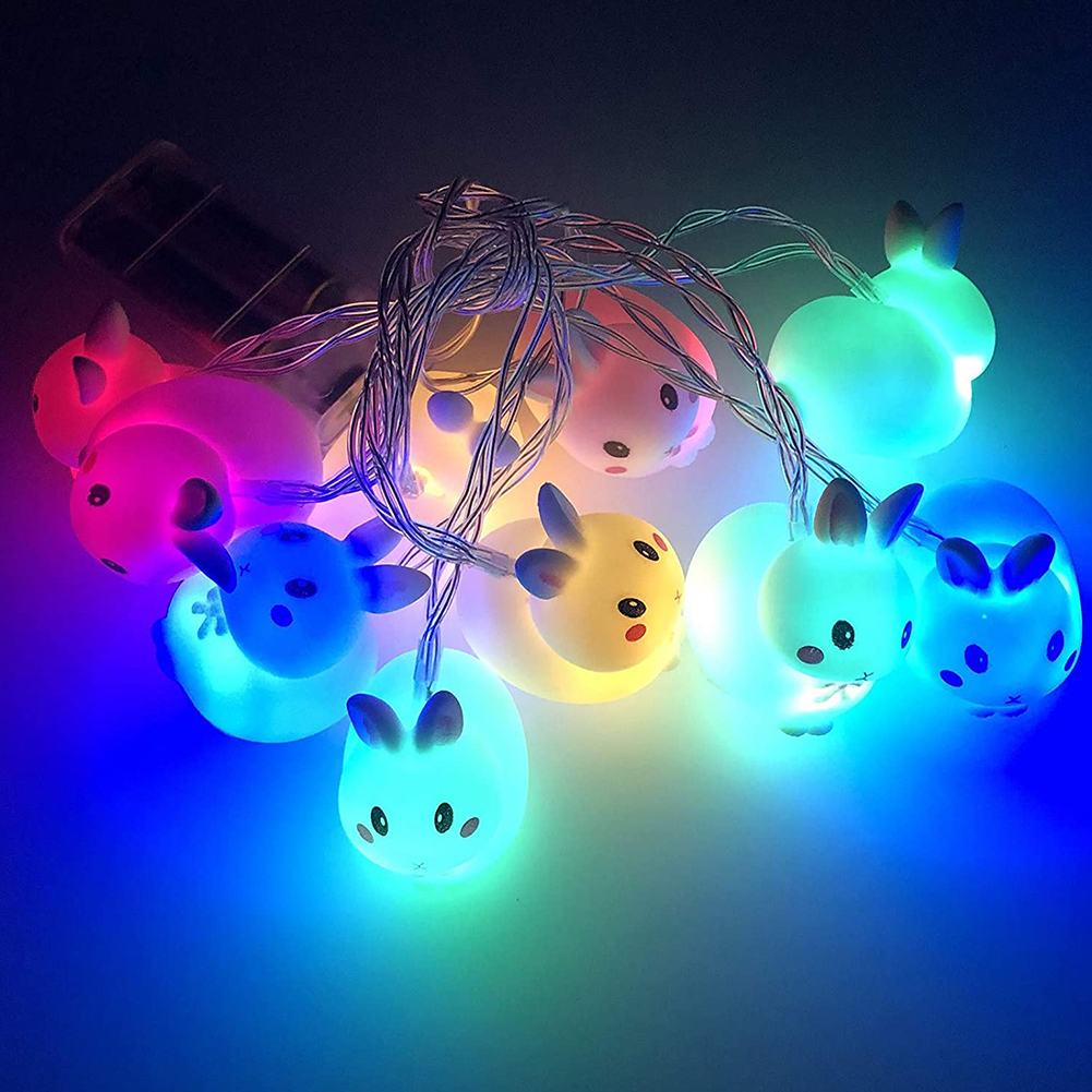 

LED Rabbit String Lights Easter Party Decoration, 501 Original
