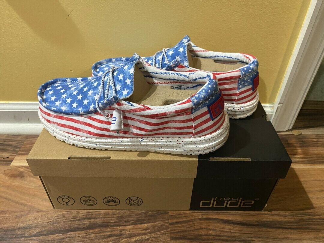 Hey Dude Women S Shoes Wally Stars Stripes