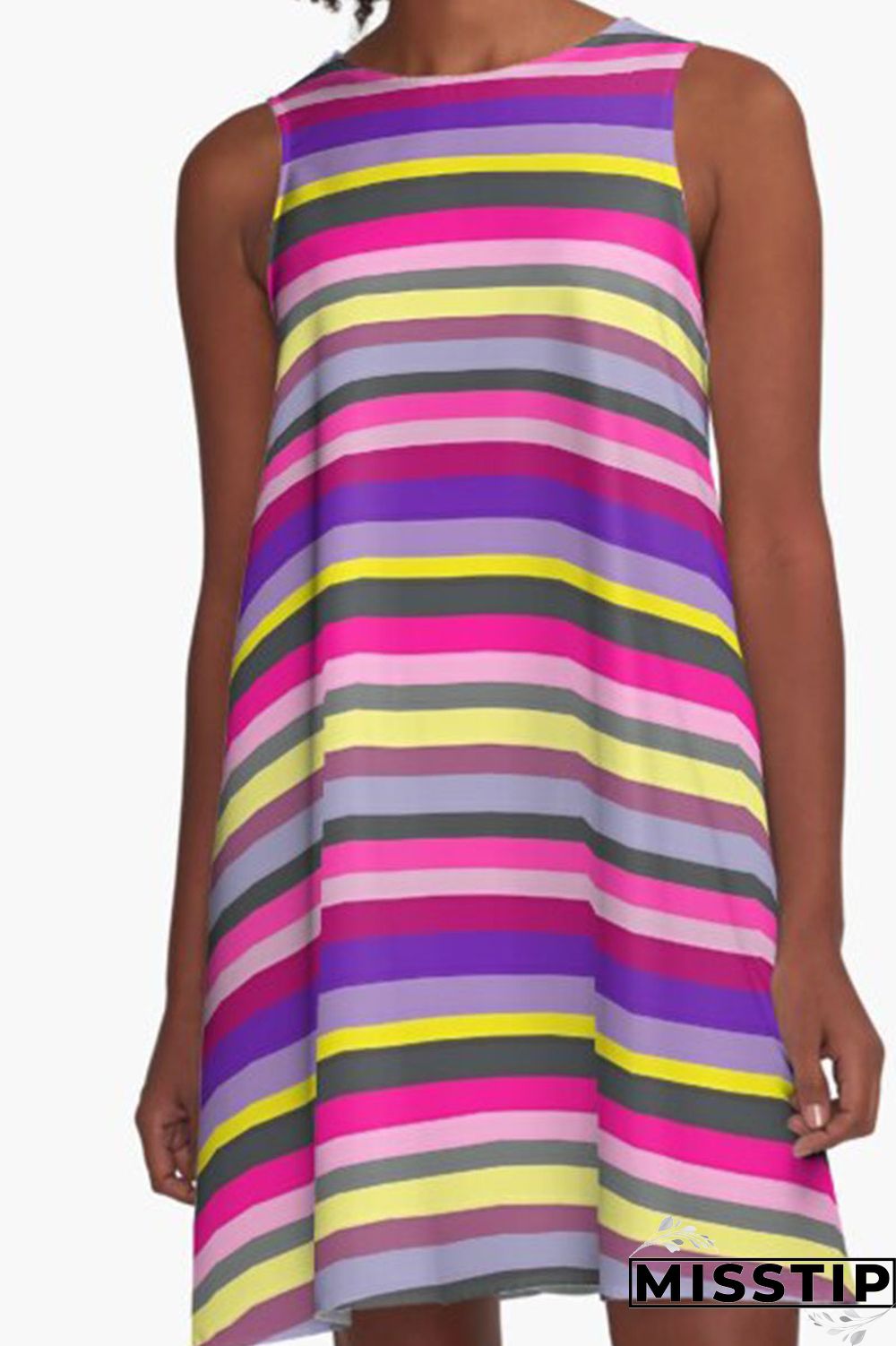 Green Casual Print Patchwork O Neck A Line Dresses