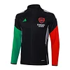 25/26 Arsenal Black long zipper  Training Jacket Set