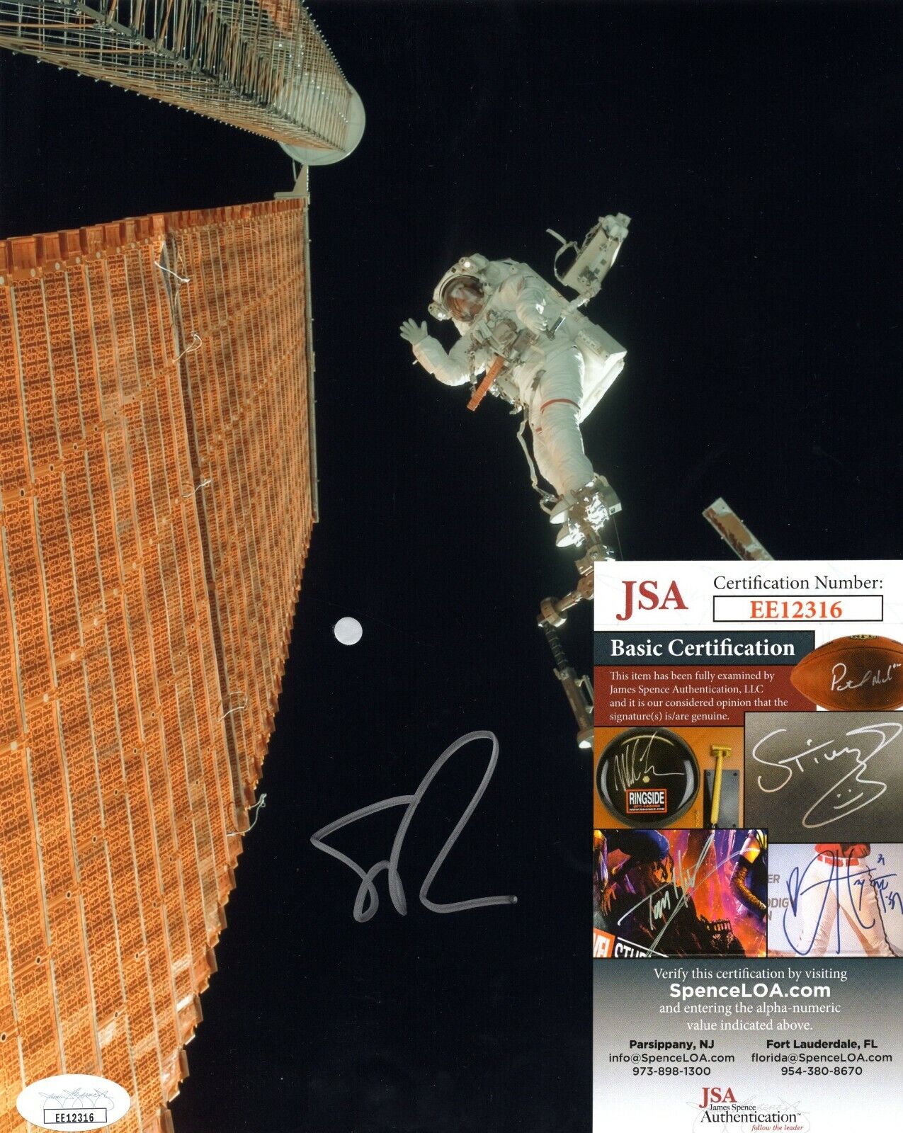 Scott Parazynski NASA Astronaut Hand Signed Autograph 8x10 Photo Poster painting with JSA COA