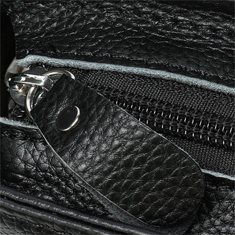 Casual Shoulder Bag Leather Business Simple Flap Type Crossbody Bag