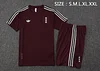 ajax 25/26 maroon red Short-Sleeve Training Kit