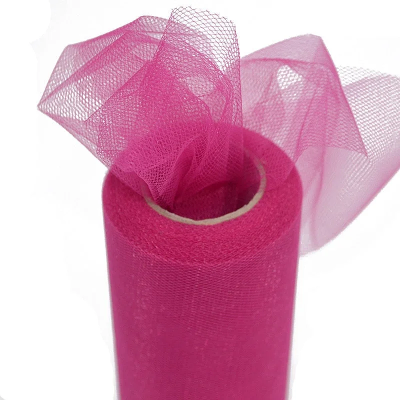 Tulle Roll 15cm 25Yards Roll Fabric Spool Tutu Party Baby Shower Birthday Gift Wrap Wedding Decoration Christmas Event Supplies
