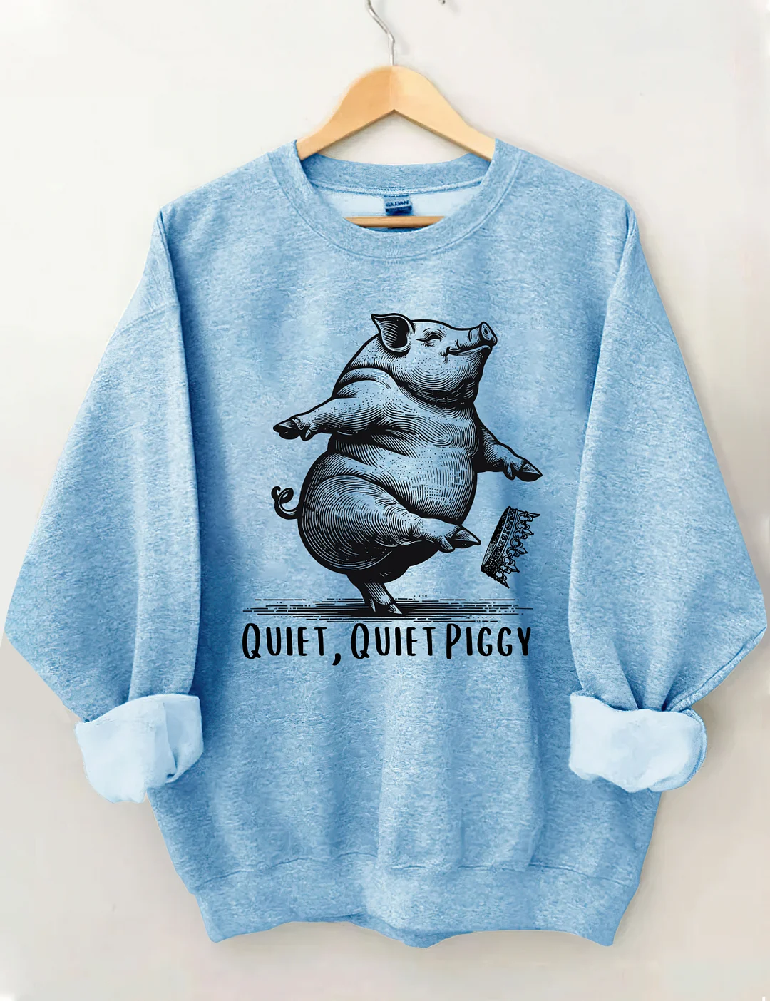 Quiet Quiet Piggy Sweatshirt