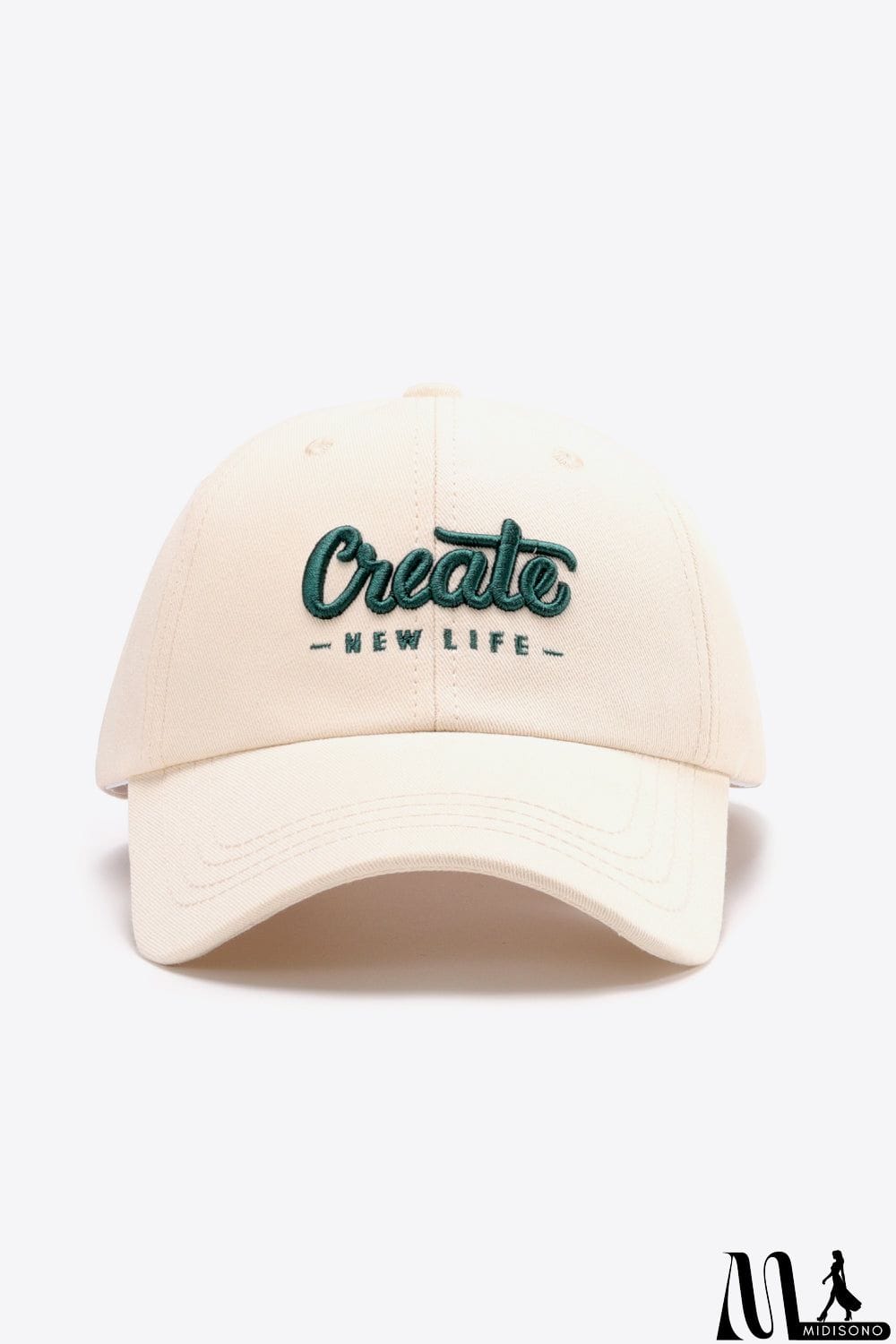 MidiSono - CREATE NEW LIFE Adjustable Cotton Baseball Cap