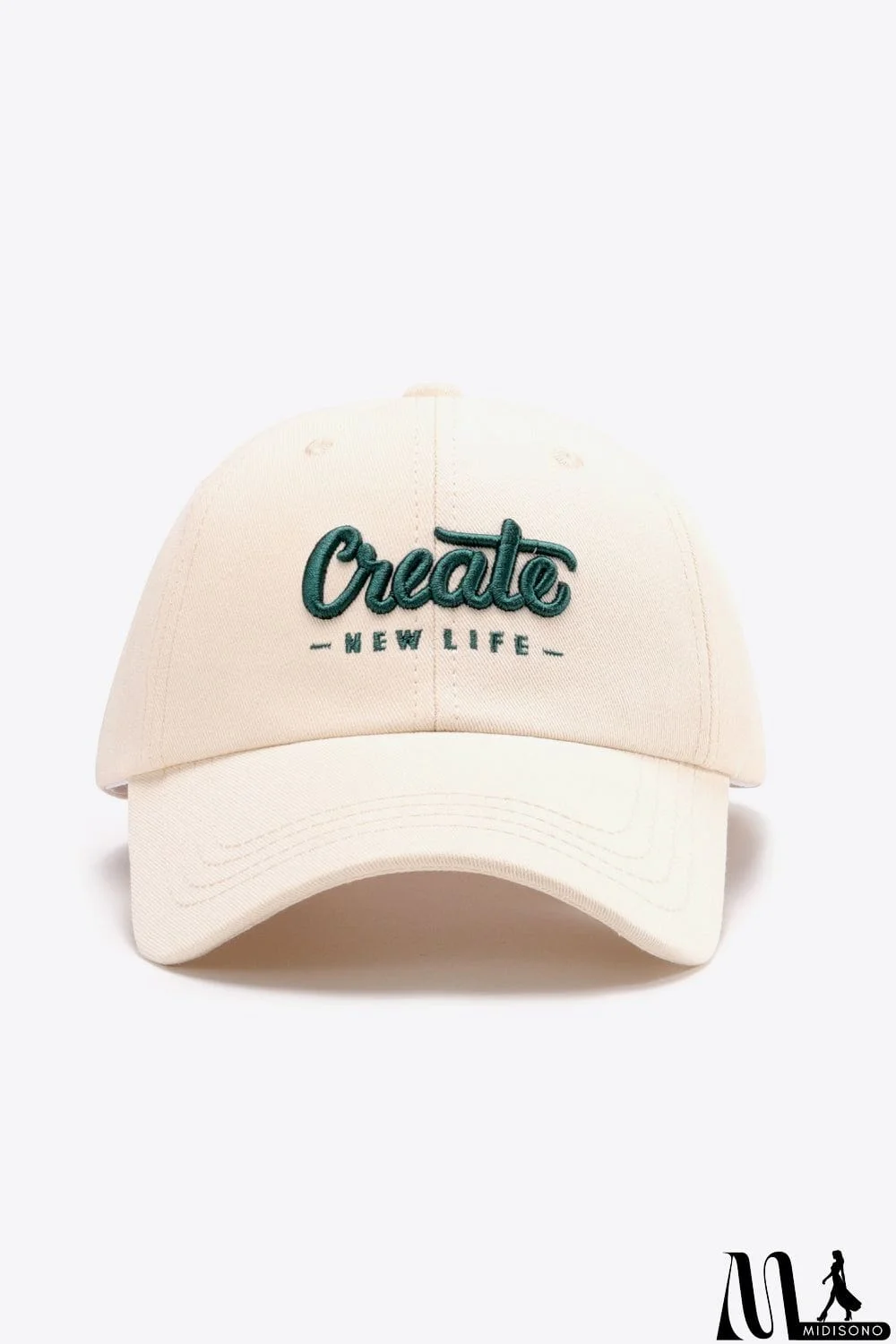 MidiSono - CREATE NEW LIFE Adjustable Cotton Baseball Cap