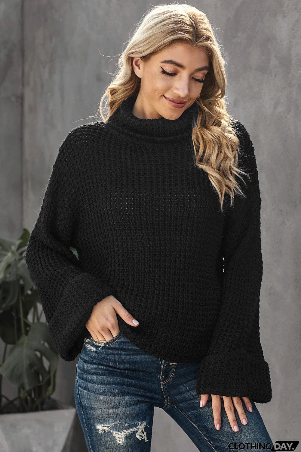 Turtleneck Knitted Sweater