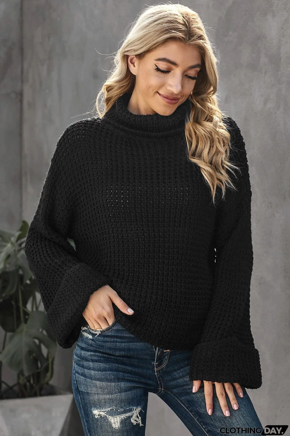 Turtleneck Knitted Sweater