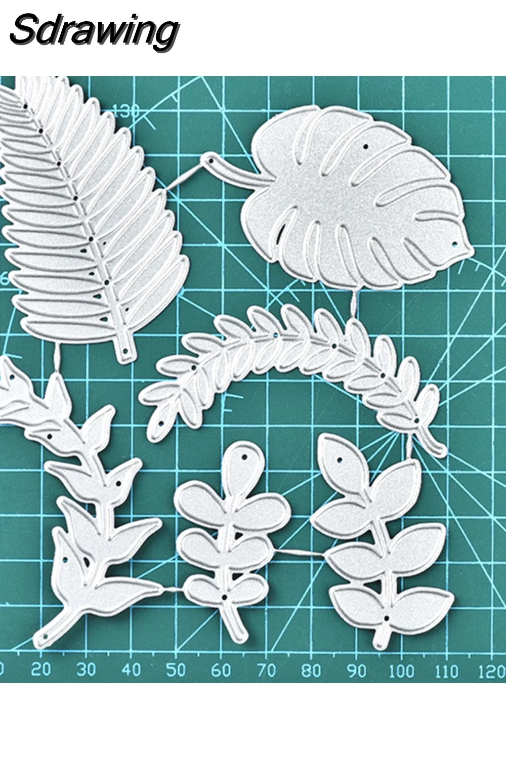 Sdrawing Leaf Series Metal Cutting Dies Flower Scrapbooking for Making Cards Decorative Embossing DIY Crafts Stencils Die Cuts