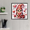 Diamond Painting-DIY Full Round Drill Valentine Love Owl