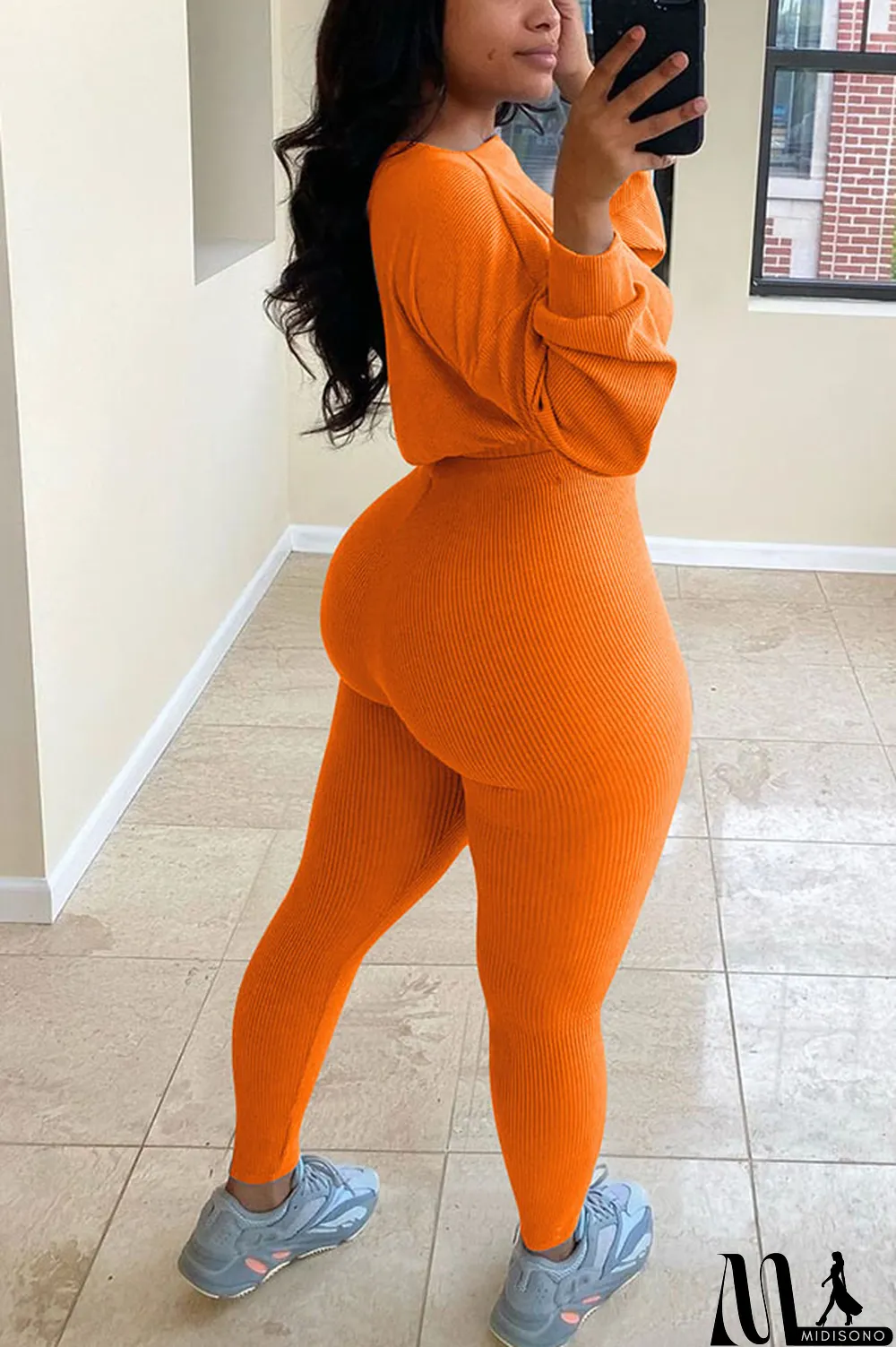 MidiSono - White Fashion Casual Pit Article Fabrics Letter Embroidered Boat Neck Two Pieces