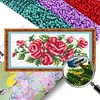 Rose - 9CT Partial Beaded Cross Stitch Kit(31x13cm)