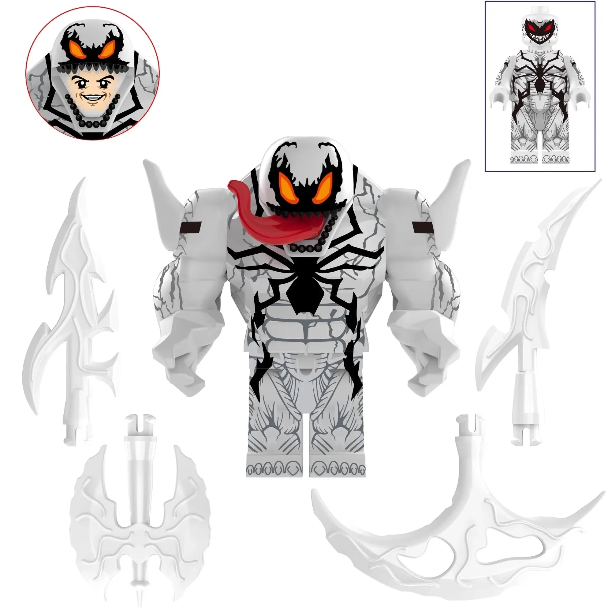 Anti-Venom Custom Marvel Superhero Minifigure Minifigure Bricks monstertoys