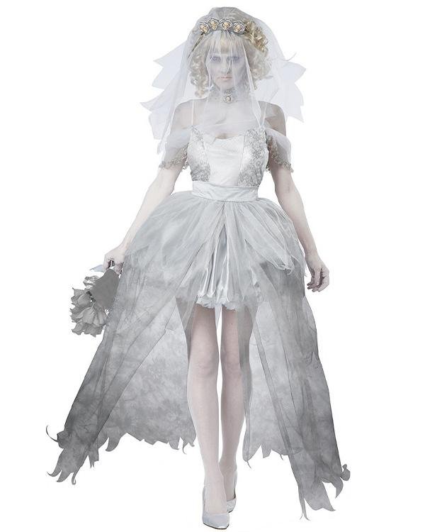 Halloween Cosplay Ghost Bride Dress - Chicaggo