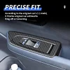 LUNQIN Car Door Power Window Lift Switch Protection Panel for Subaru Forester 2025 Auto Interior Decorations Accessories Armrest Side Pull Handle Trim Cover Carbon Fiber Style Kit 4Pcs