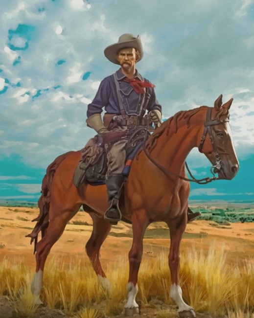 

Vintage Cowboy – Paint By Numbers - 40*50CM, 501 Original