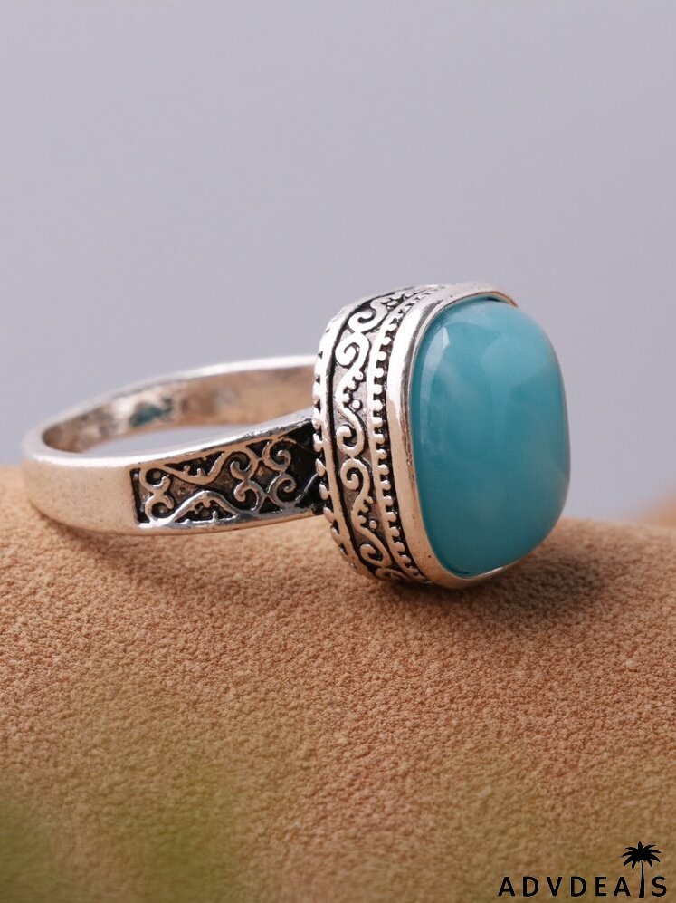 Geometric Resin Decor Ring