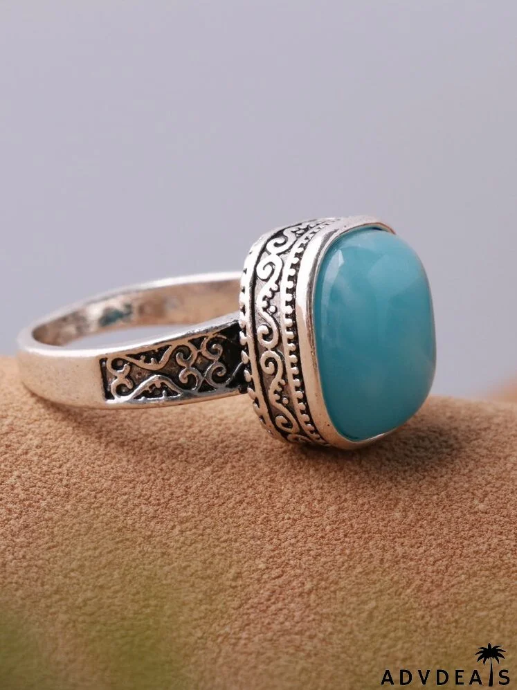 Geometric Resin Decor Ring