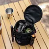3Pcs 300ml Outdoor Camping Cup with Storage Bag Beer Wine Cup for Picnic (Green)