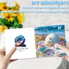 6PCS DIY Diamond Art Greeting Cards Ocean Seashell Congratulations Cards & Gifts