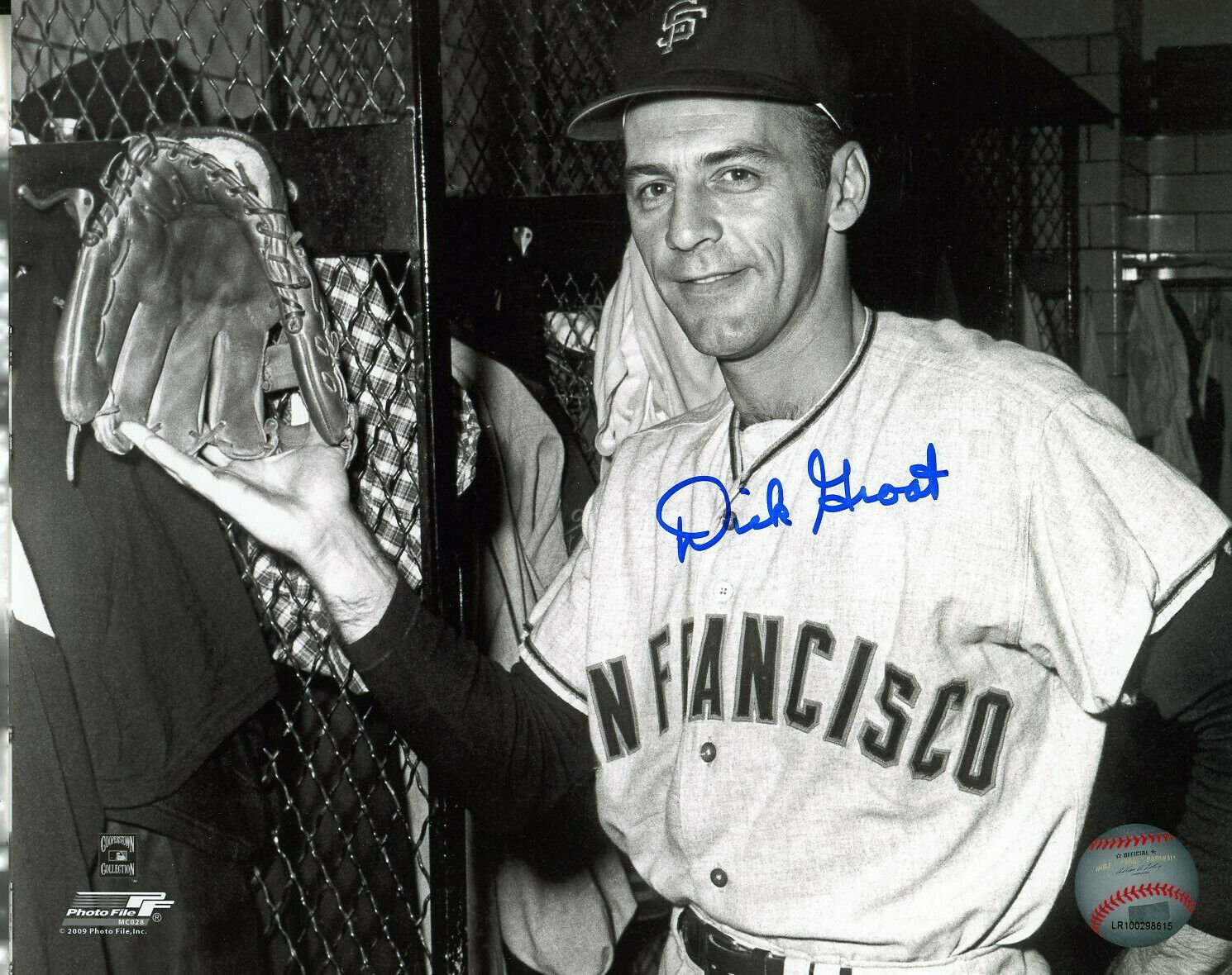 Dick Groat autographed 8x10 San Francisco Giants#S630